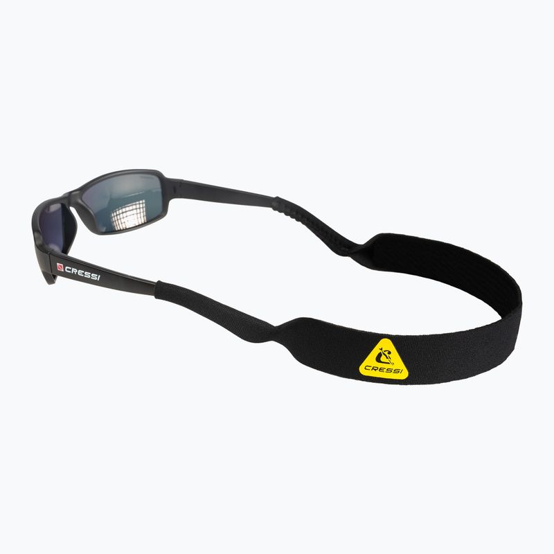 Cressi Neo Retainer pásik na okuliare čierny/žltý 3