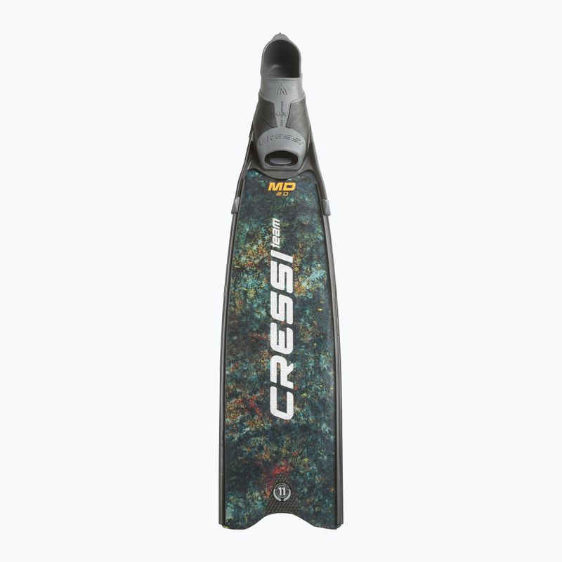 Potápačské plutvy Cressi Gara Turbo Carbon green camo 3