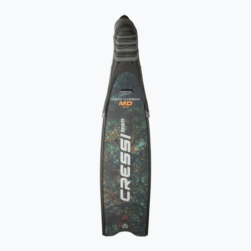 Potápačské plutvy Cressi Gara Turbo Carbon green camo 4