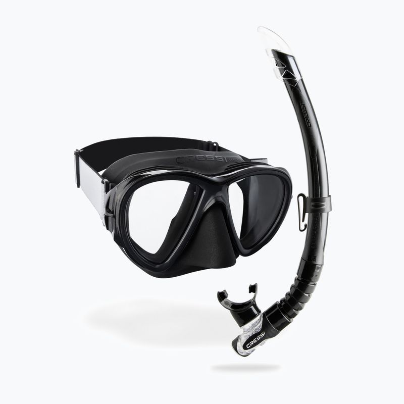 Potápačská súprava Cressi Fiji + Gamma black/black