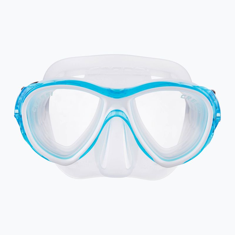 Potápačská maska Cressi Samoa clear/aquamarine 2