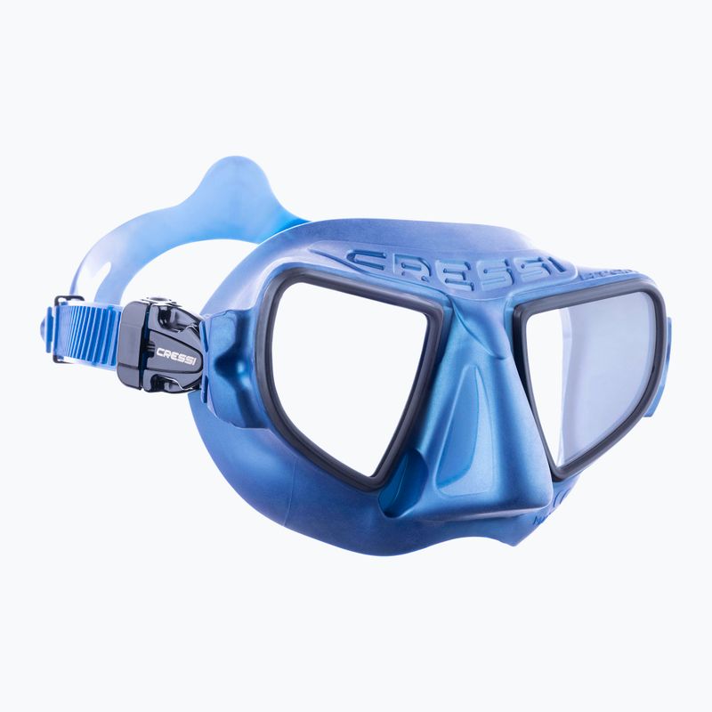 Potápačská maska Cressi Atom blue metal/black