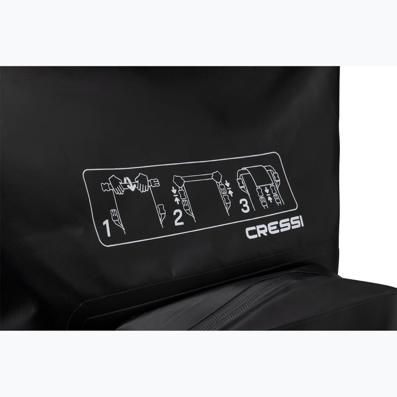 Cressi Venom Dry Batoh 30 l čierna/žltá 7