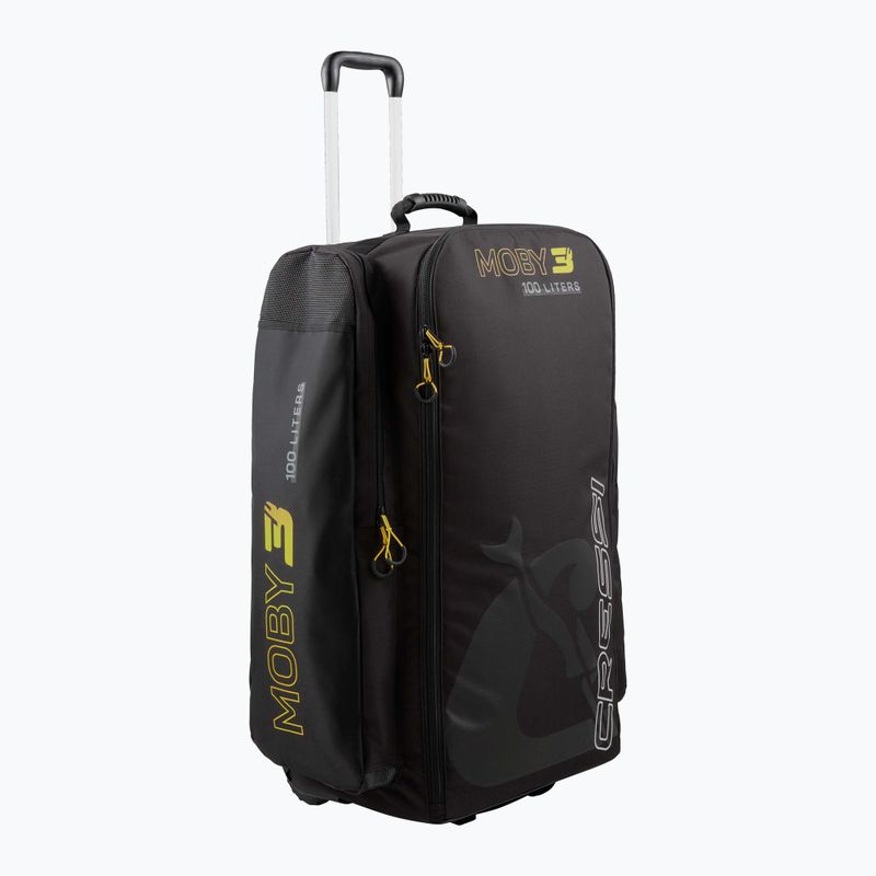 Cestovná taška Cressi Moby 3 100 l black/yellow