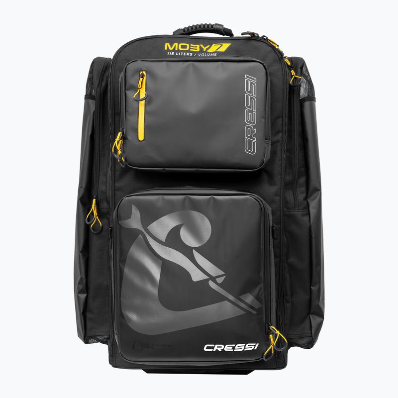 Cestovná taška Cressi Moby 7 115 l black/yellow 2