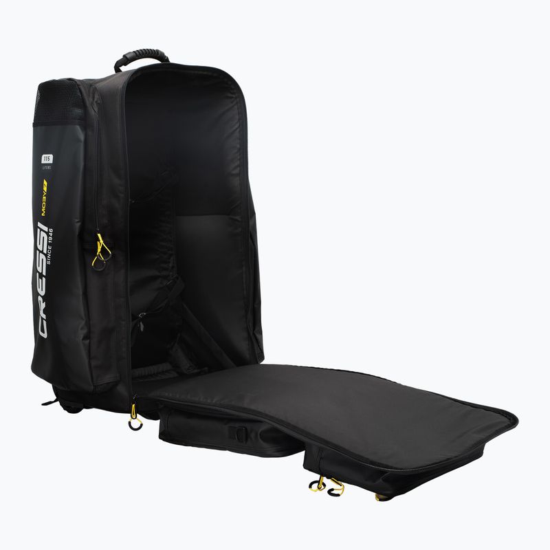 Cestovná taška Cressi Moby 7 115 l black/yellow 7