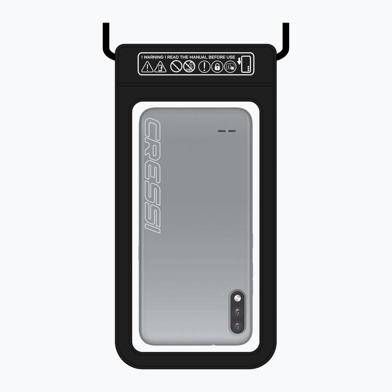 Vodotesné puzdro Cressi Jimmy Phone čierne 2
