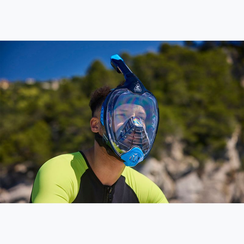 Šnorchlovacia maska Cressi Bali Full Face black/blue 7