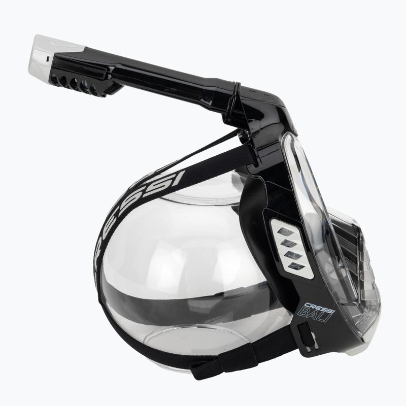 Šnorchlovacia maska Cressi Bali Full Face black/grey 3