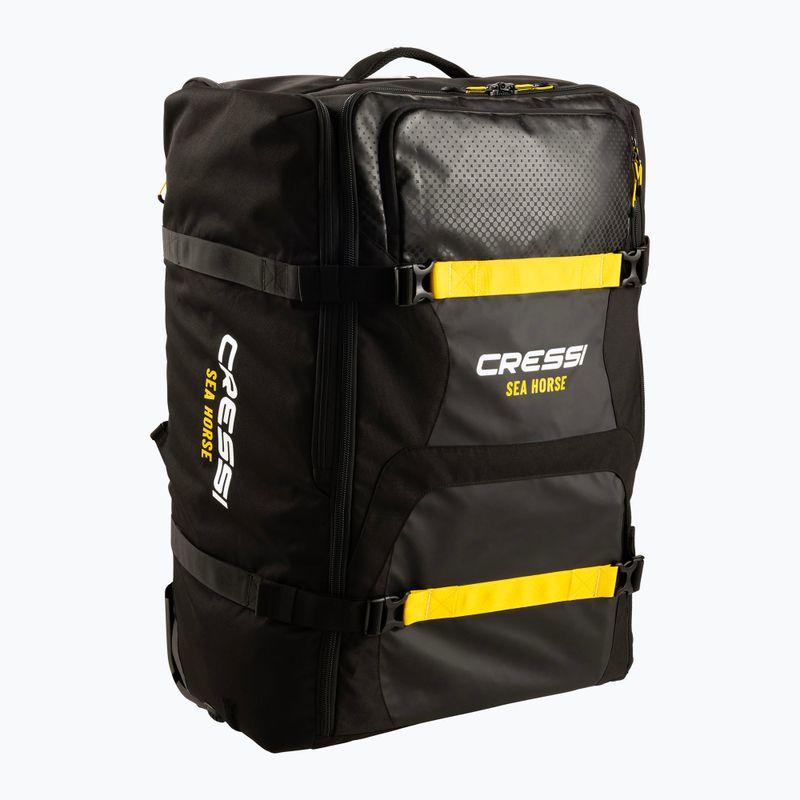 Cestovná taška Cressi Sea Horse 152 l black/yellow