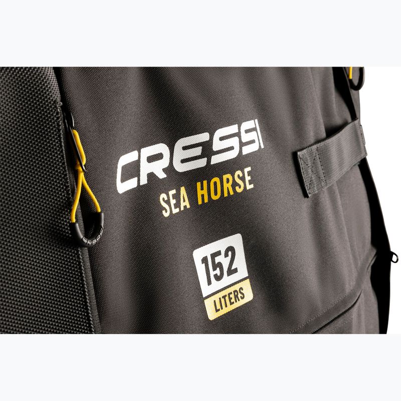 Cestovná taška Cressi Sea Horse 152 l black/yellow 8