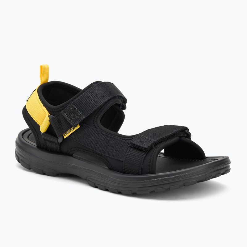 Cressi Pete čierno-žlté sandále