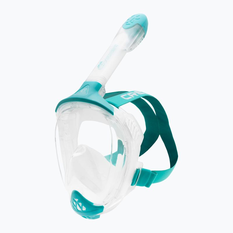 Celotvárová maska na šnorchlovanie Cressi Java Full Face clear/aquamarine 2