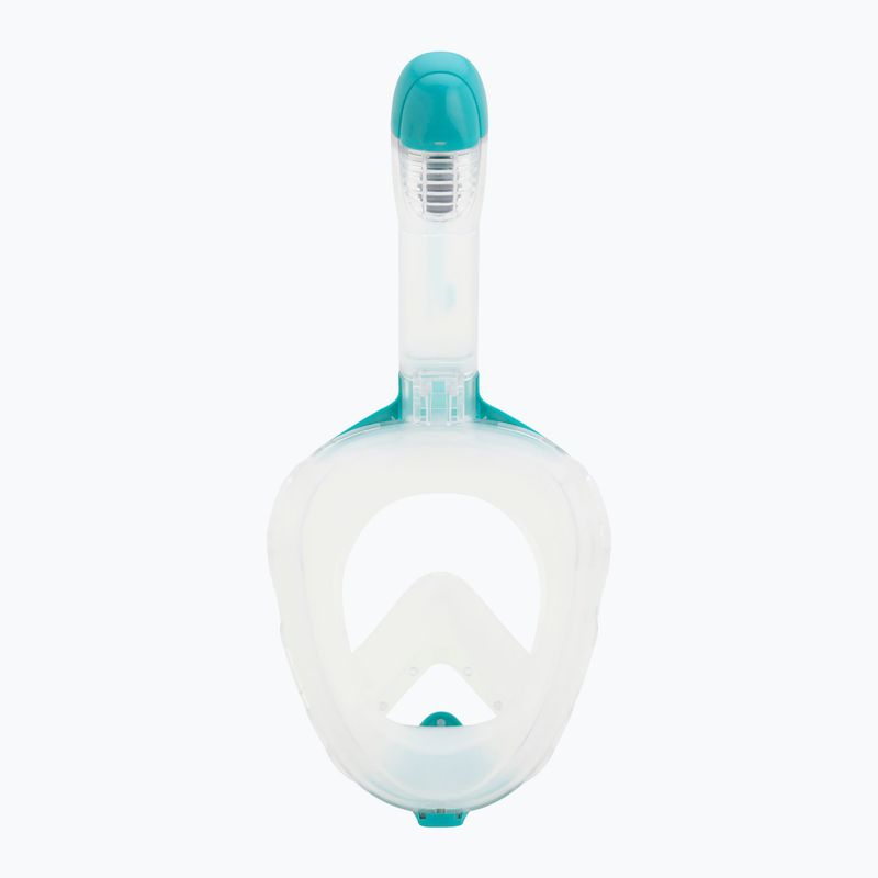 Celotvárová maska na šnorchlovanie Cressi Java Full Face clear/aquamarine 4