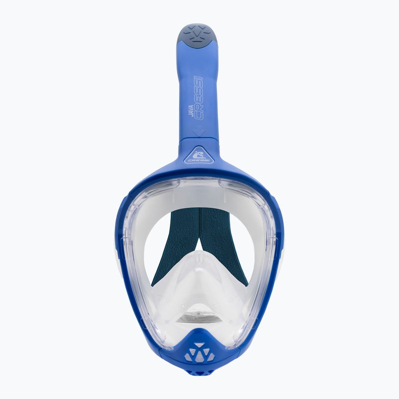 Celotvárová maska na šnorchlovanie Cressi Java Full Face blue/blue navy 3