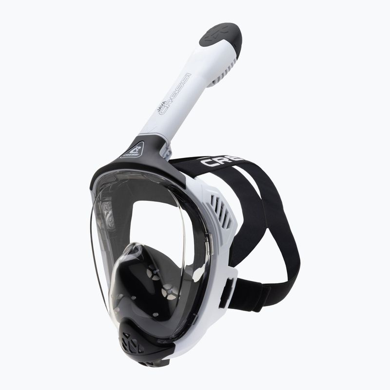 Celotvárová maska na šnorchlovanie Cressi Java Full Face white/black 2