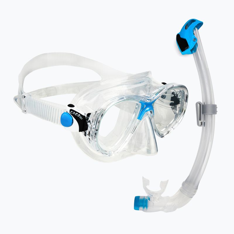 Potápačská súprava Cressi Marea + Seal Dry Jr clear/azure