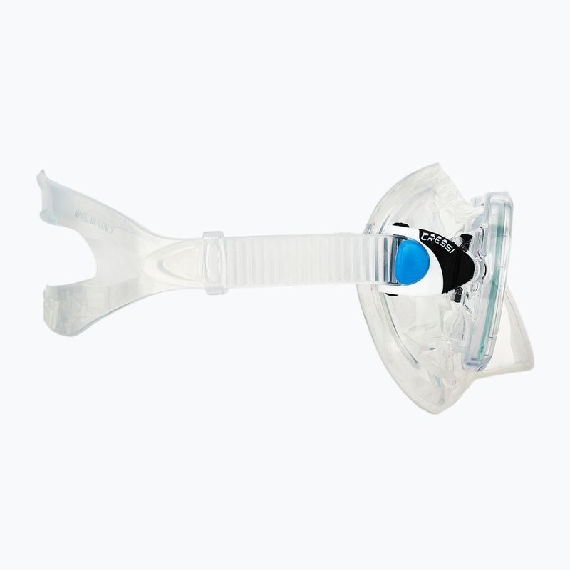 Potápačská súprava Cressi Marea + Seal Dry Jr clear/azure 5
