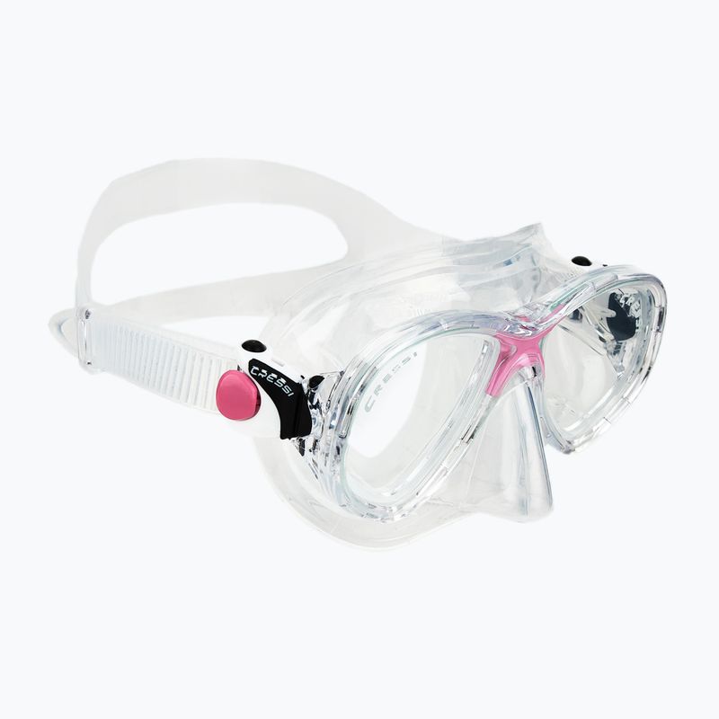 Potápačská súprava Cressi Marea + Seal Dry Jr clear/pink 2