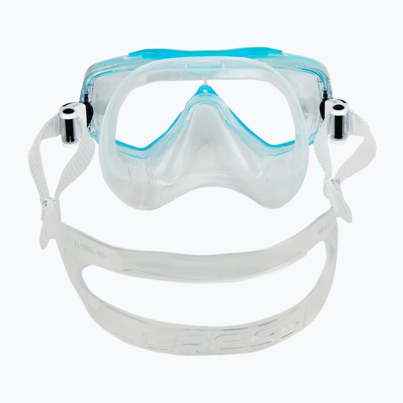 Potápačská súprava Cressi Estrella + Seal Dry clear/aquamarine 6