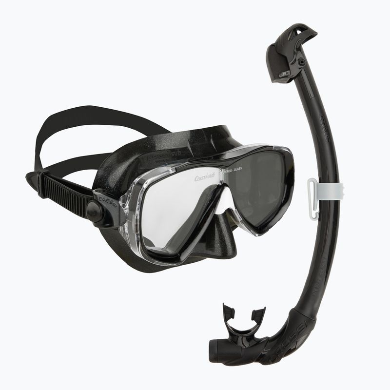 Potápačská súprava Cressi Estrella + Seal Dry black/black