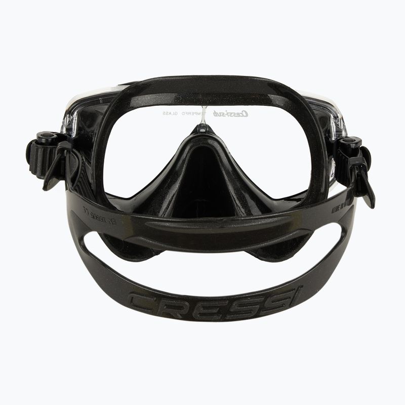 Potápačská súprava Cressi Estrella + Seal Dry black/black 6