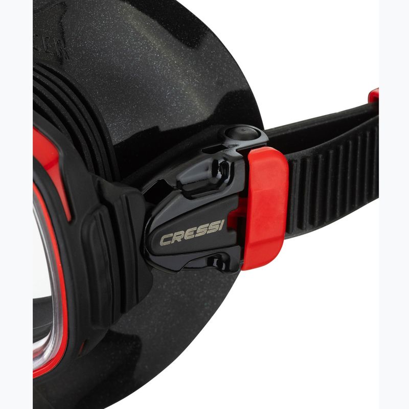 Potápačská maska Cressi Prisma black/red 4