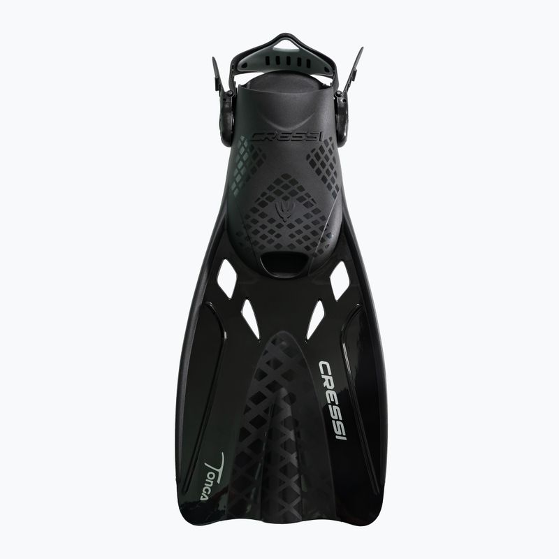 Potápačská súprava Cressi Baron + Tonga black/black/black 3
