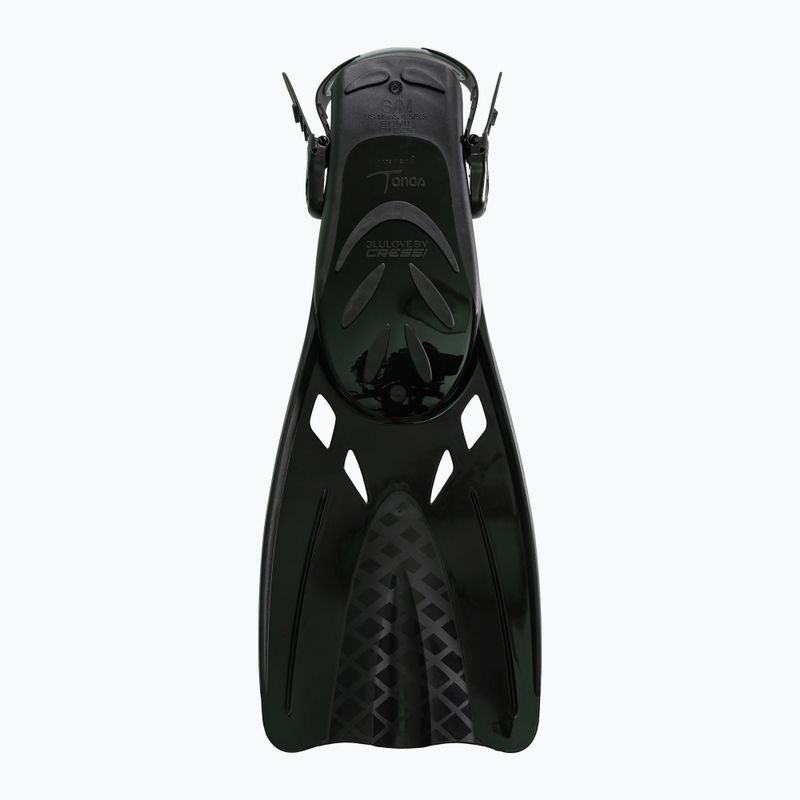 Potápačská súprava Cressi Baron + Tonga black/black/black 4
