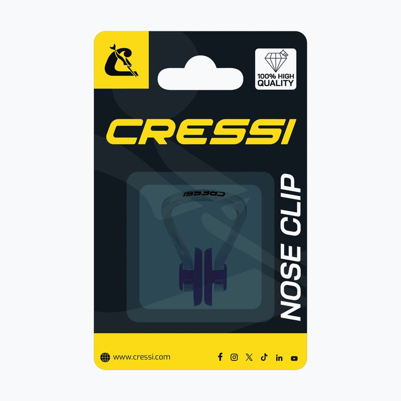Cressi Comfort Nose Clip modrá 2