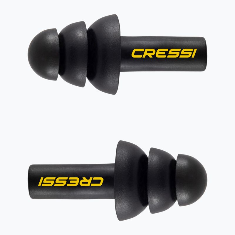 Cressi Aqua Kit Ušné zátky + klip na nos čierna 3