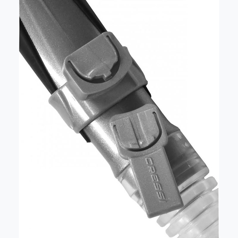 Šnorchel Cressi Alpha Ultra Dry clear/black/white 5