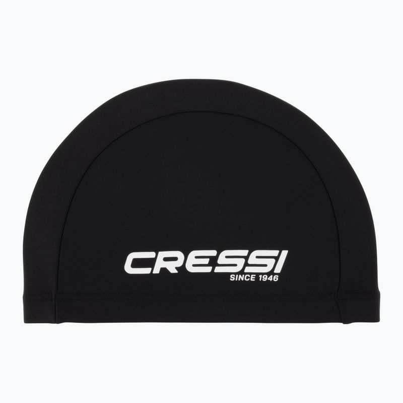 Kúpacia čiapka Cressi Tago čierna/biela