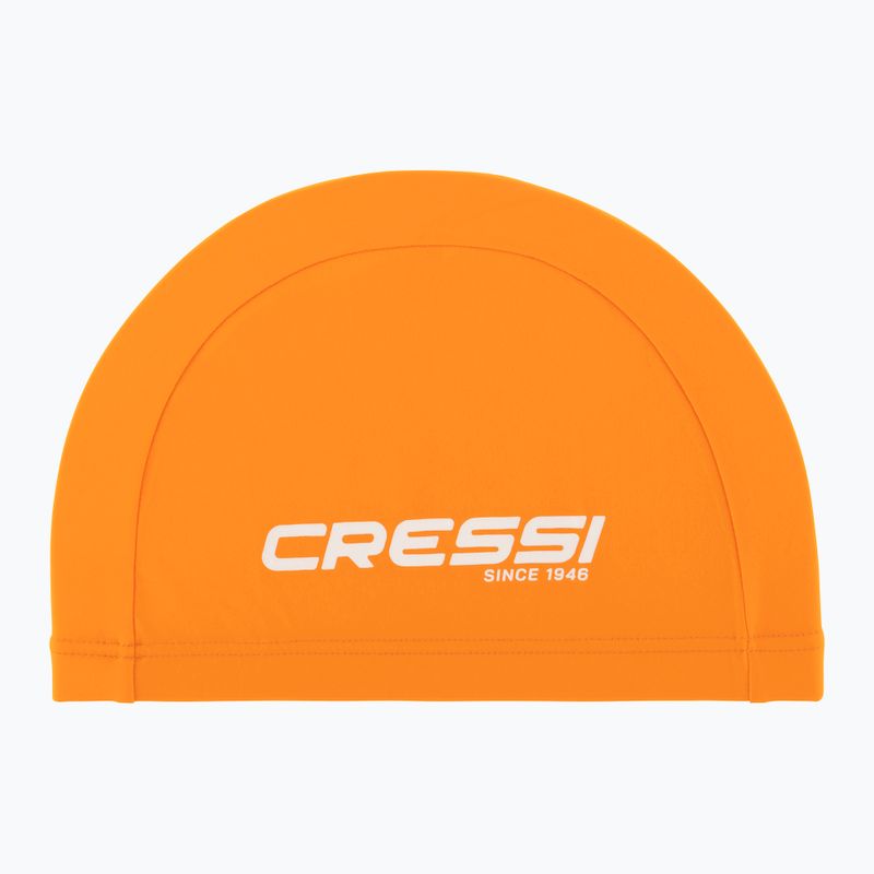 Kúpacia čiapka Cressi Tago oranžová/biela