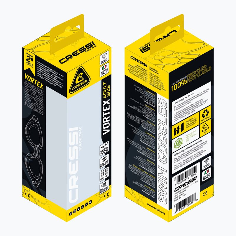 Plavecké okuliare Cressi Vortex black/white 2