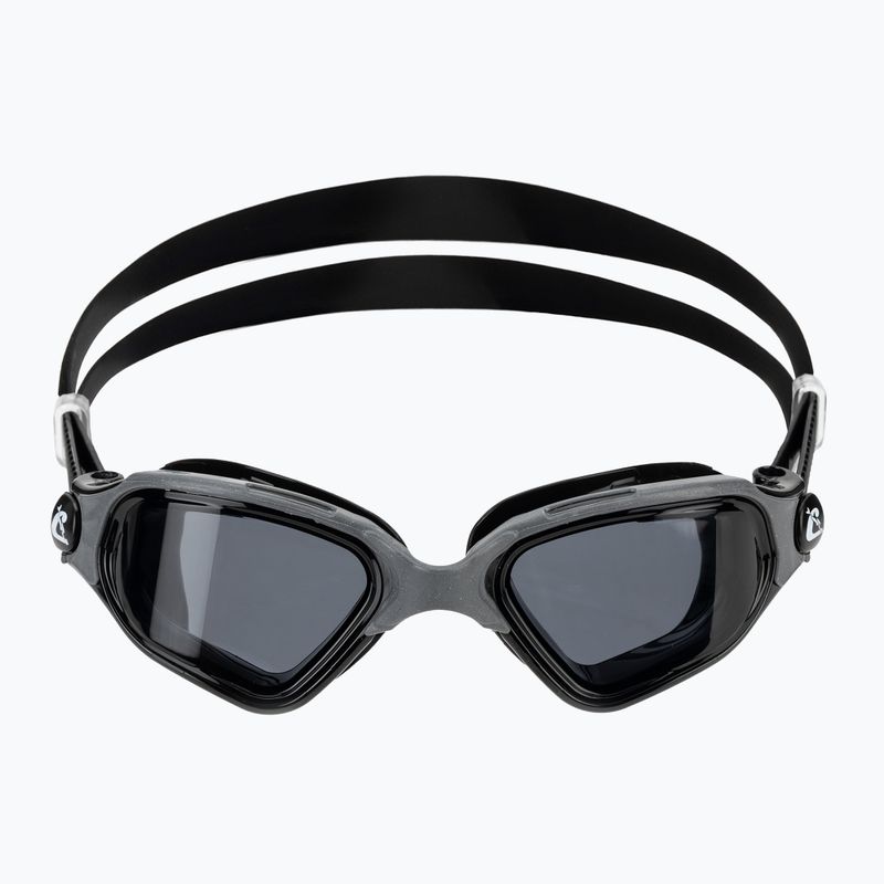 Plavecké okuliare Cressi Clear Eyes black/grey smoke 2