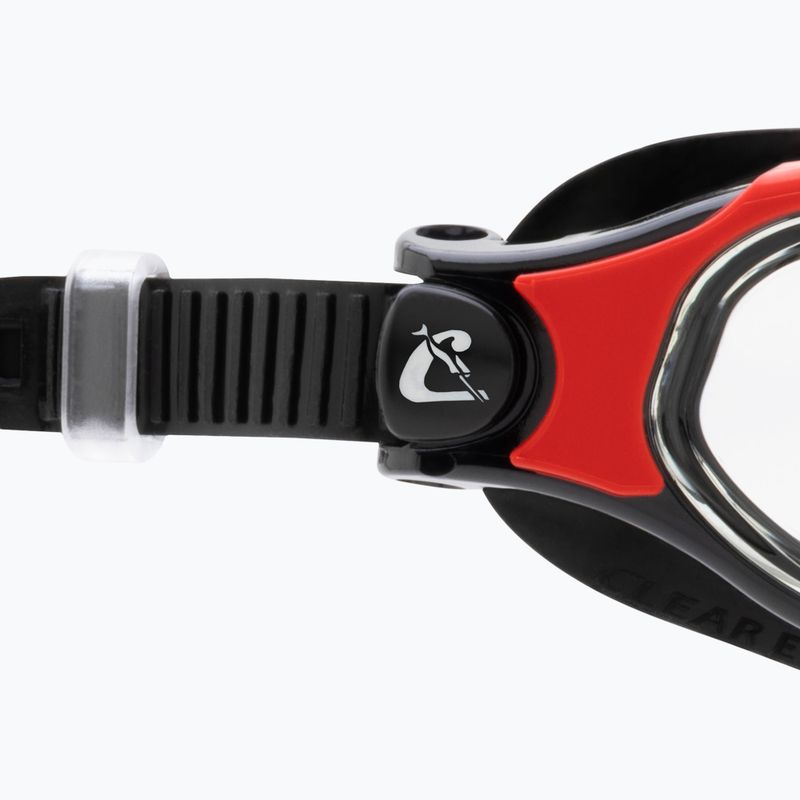 Plavecké okuliare Cressi Clear Eyes black/red 3