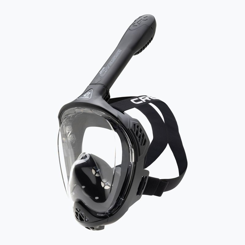 Celotvárová maska na šnorchlovanie Cressi Java Full Face black/black 2