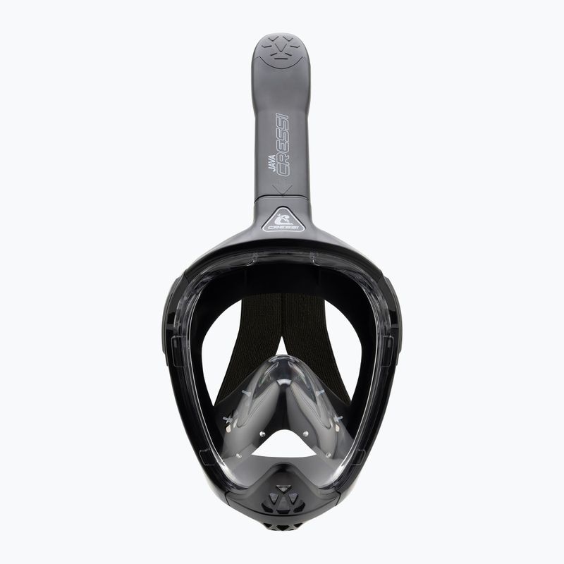 Celotvárová maska na šnorchlovanie Cressi Java Full Face black/black 3