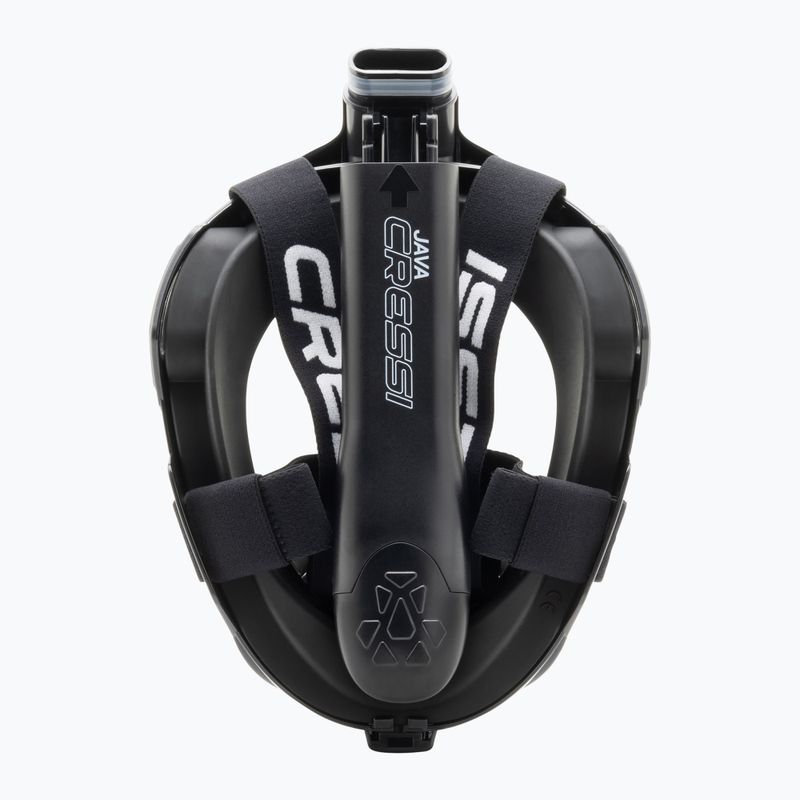 Celotvárová maska na šnorchlovanie Cressi Java Full Face black/black 5