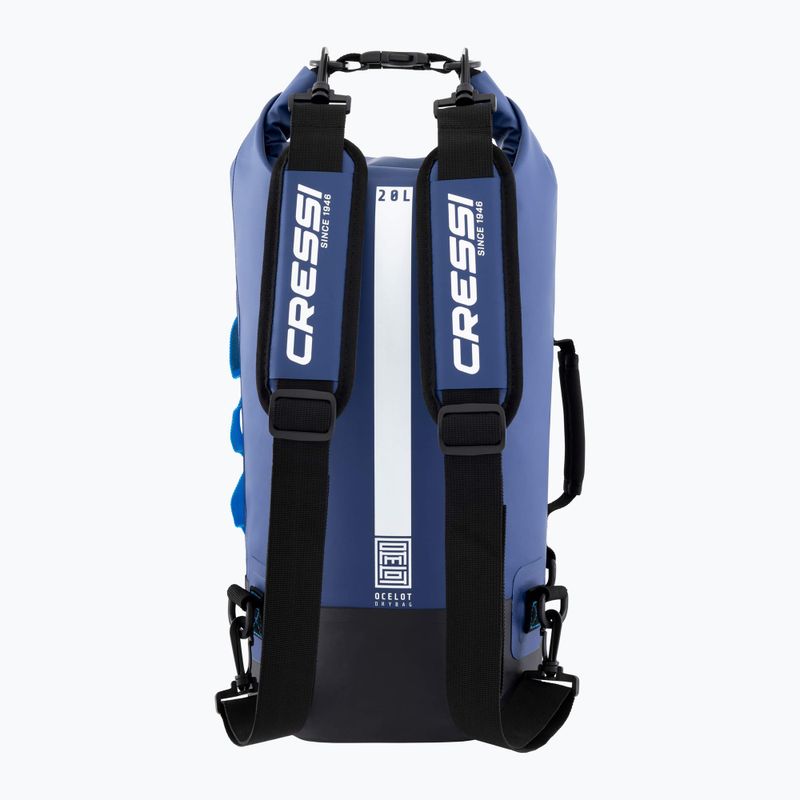 Vodotesný vak Cressi Ocelot Dry Bag 20 l blue/light blue 2