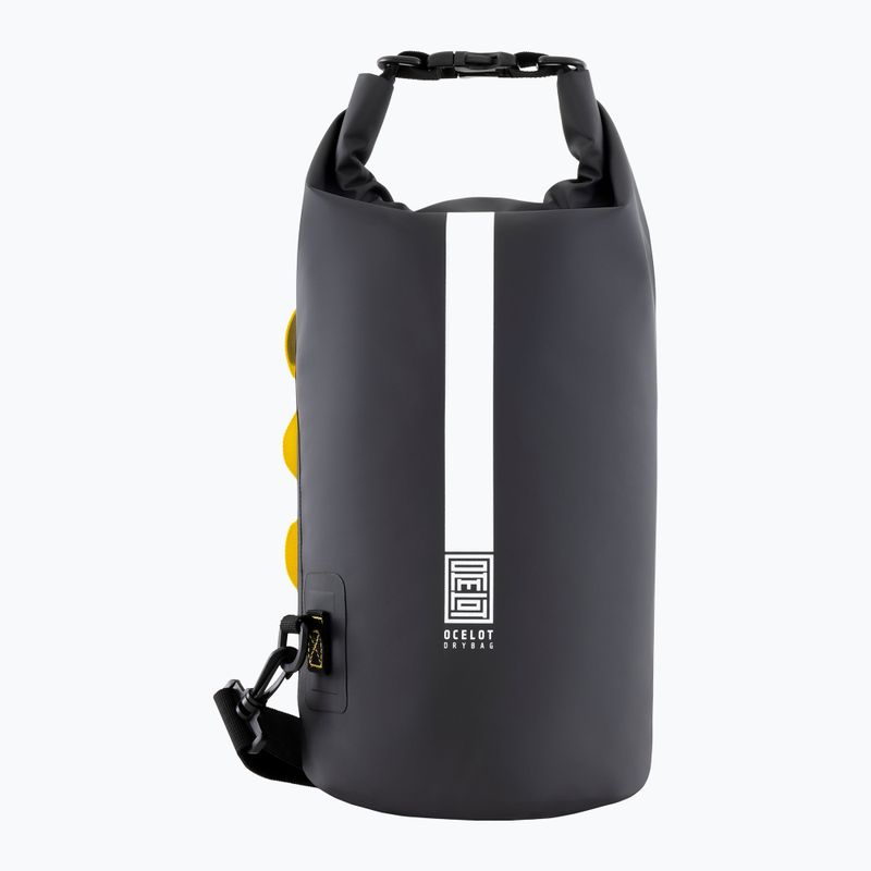 Vodotesný vak Cressi Ocelot Dry Bag 10 l black/yellow 2