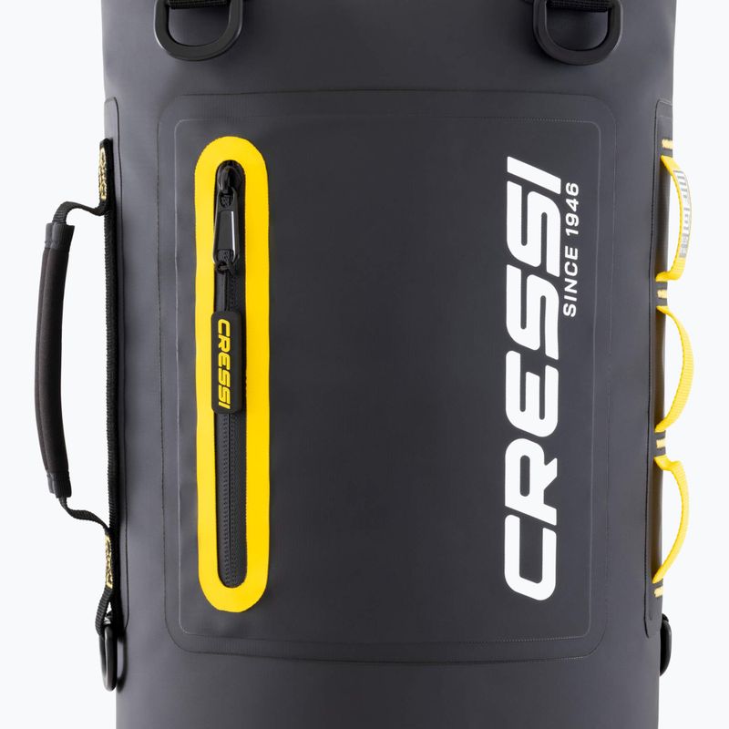 Vodotesný vak Cressi Ocelot Dry Bag 20 l black/yellow 3