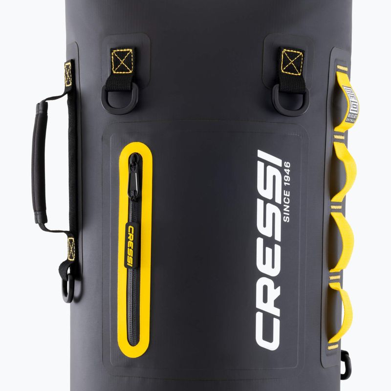 Vodotesný vak Cressi Ocelot Dry Bag 30 l black/yellow 3