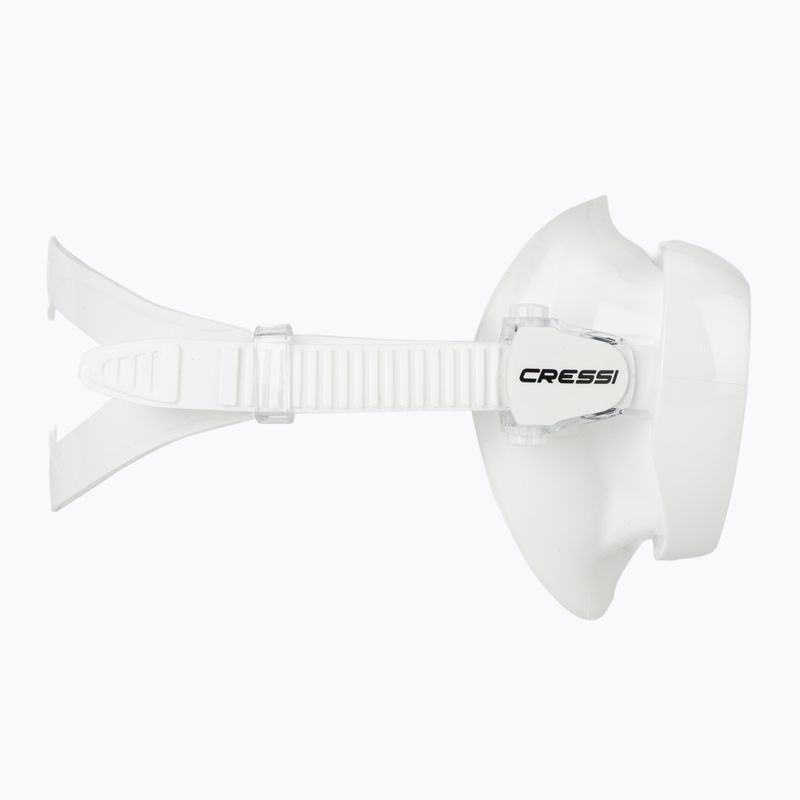 Dámska potápačská maska Cressi Honey 420 UV white/white/yellow/blue 3