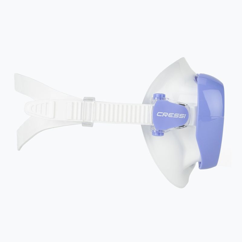 Dámska potápačská maska Cressi Honey 420 UV white/lilac/blue/orange 3