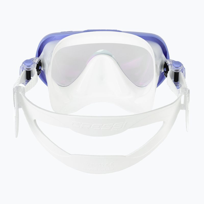 Dámska potápačská maska Cressi Honey 420 UV white/lilac/blue/orange 4