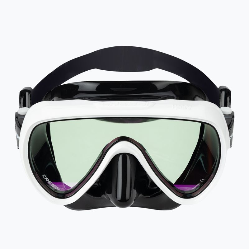 Dámska potápačská maska Cressi Honey 420 UV black/white/blue/orange 2