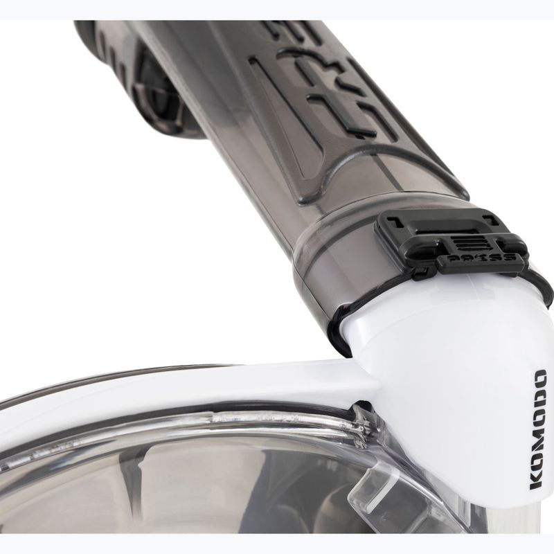 Celotvárová maska na šnorchlovanie Cressi Komodo Full Face white/black 7