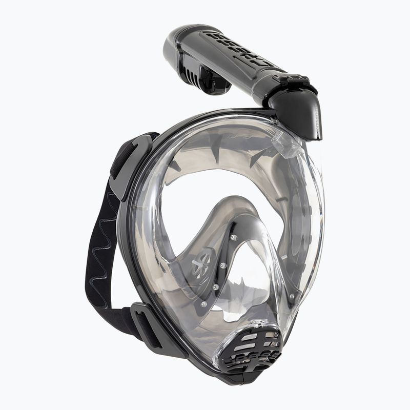 Celotvárová maska na šnorchlovanie Cressi Komodo Full Face black/black 4